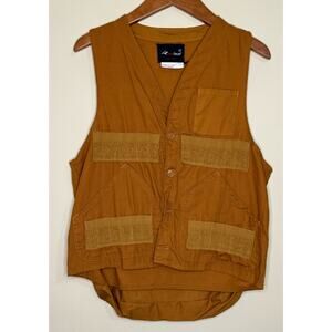 Vintage Redhead Hunting Vest Men's Medium Brown Game Pouch Shell Pockets Bird